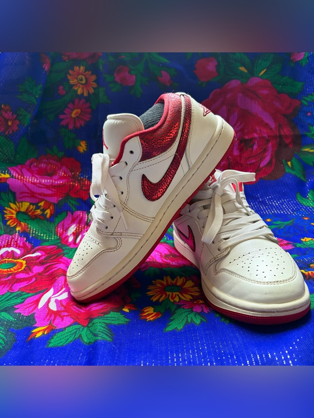 RED SNAKESKIN AIR JORDAN♥️ - Picture 3 of 7